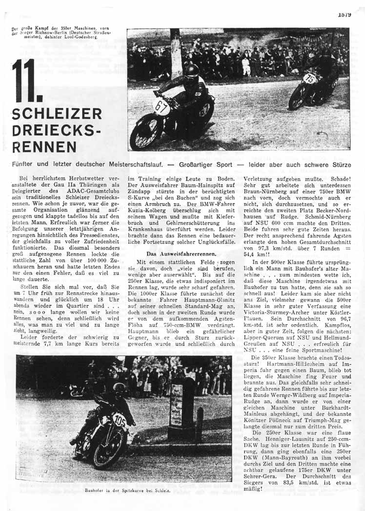 Schleizer Dreieck 1933